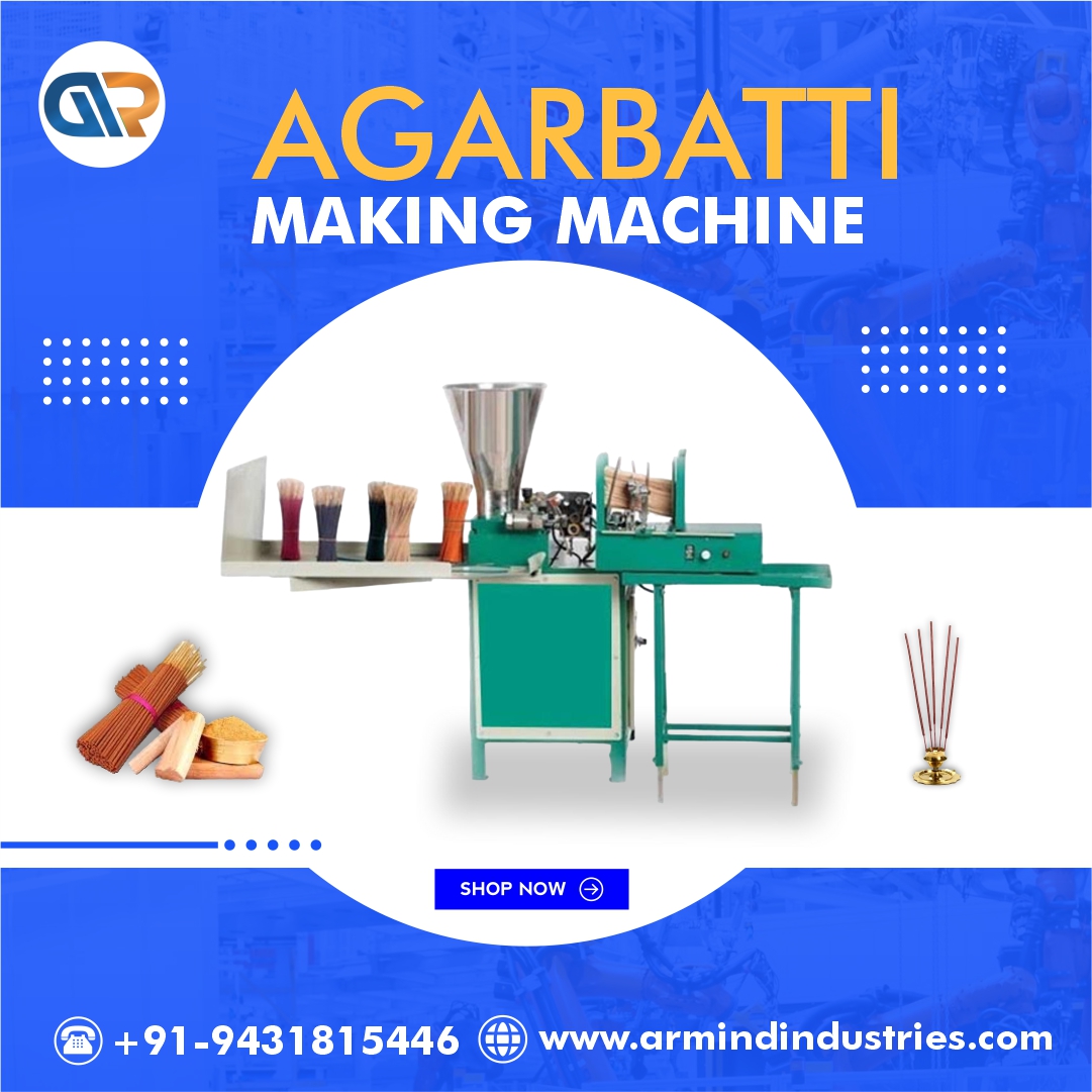 Fully Automatic Agarbatti Machine – High Speed Incense Stick Maker